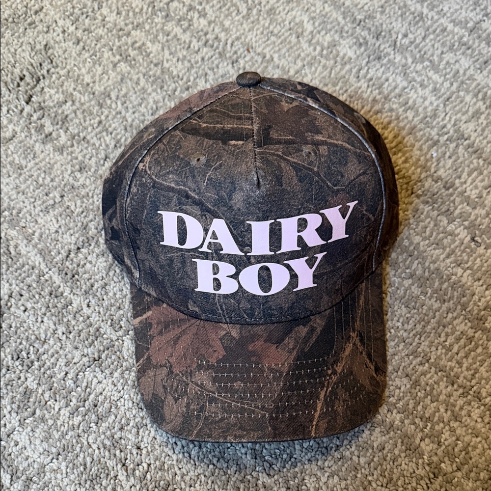Dairy Boy Camouflage Hat